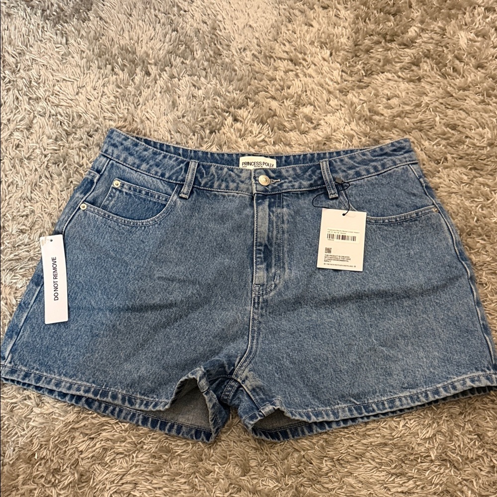 Princess Polly Classic Blue Jean Shorts